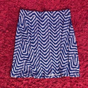 Blue w/ White Summer Skirt